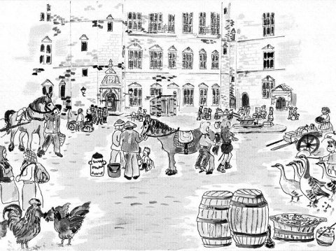 Kronborg Slotsgård, Spøgelset på Kronborg af Michael Ford