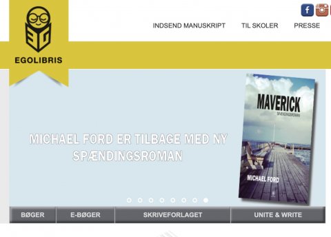 Forlaget Egolibris' forside, Michael Ford